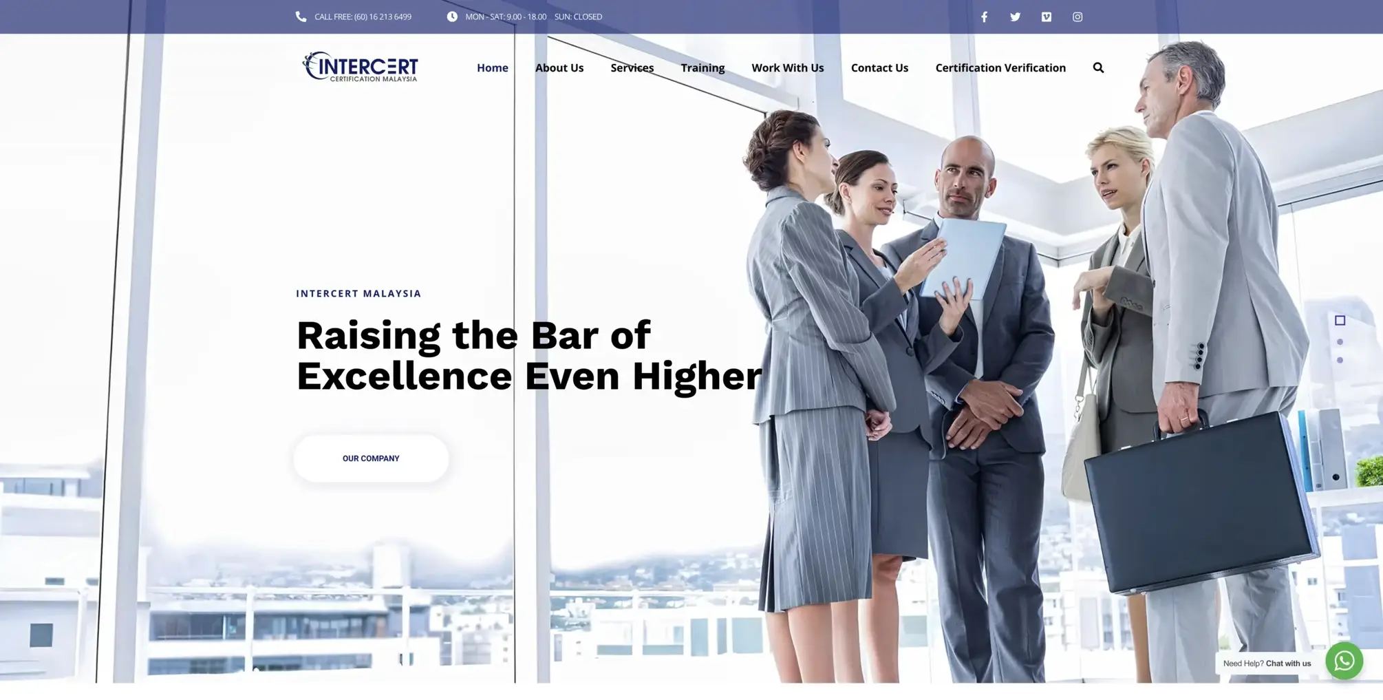 intercert website